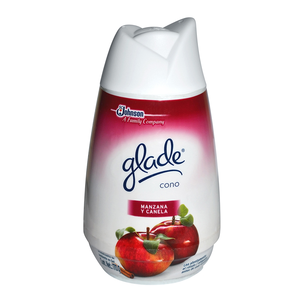 GLADE AROMATIZANTE CONO GEL MANZANA CANELA 170 GR Lagos Distribuidores